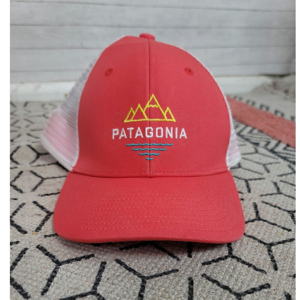 Patagonia Peak To Paddle Layback Trucker Hat in Coral Red, One Size Fits Most